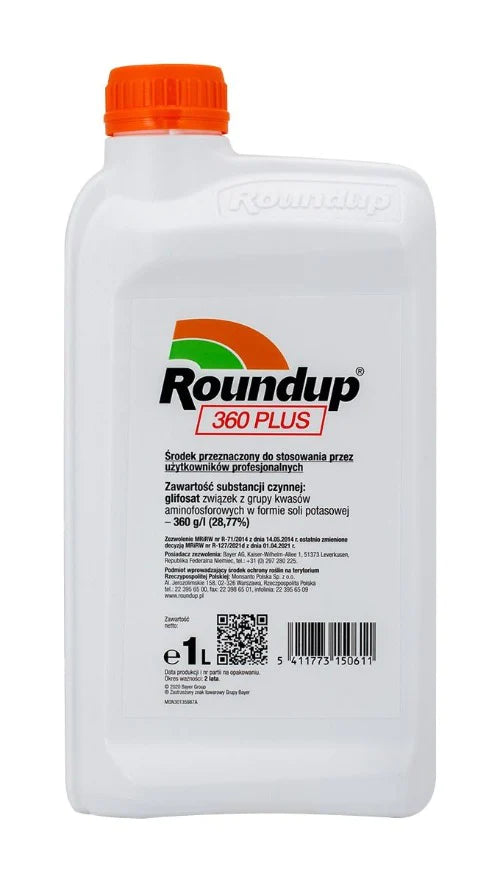 Roundup 360 Plus Glyphosate Herbicide 1L