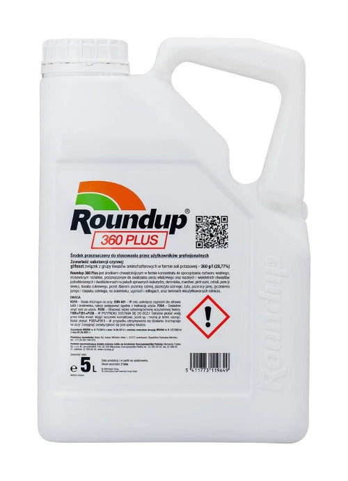 Roundup 360 Plus Glyphosate Herbicide 5L