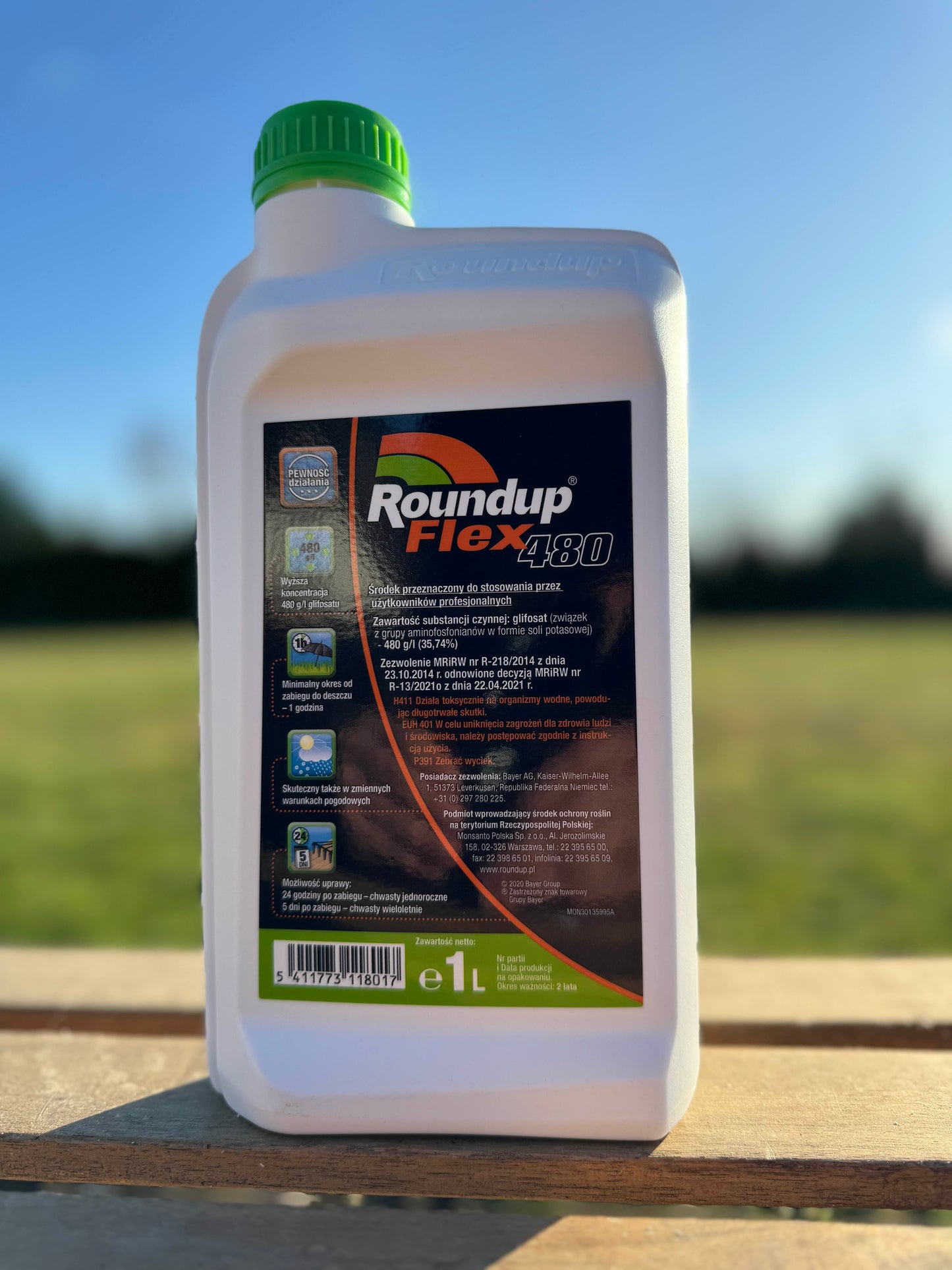 Roundup Flex 480 Glyphosate Herbicide 1L