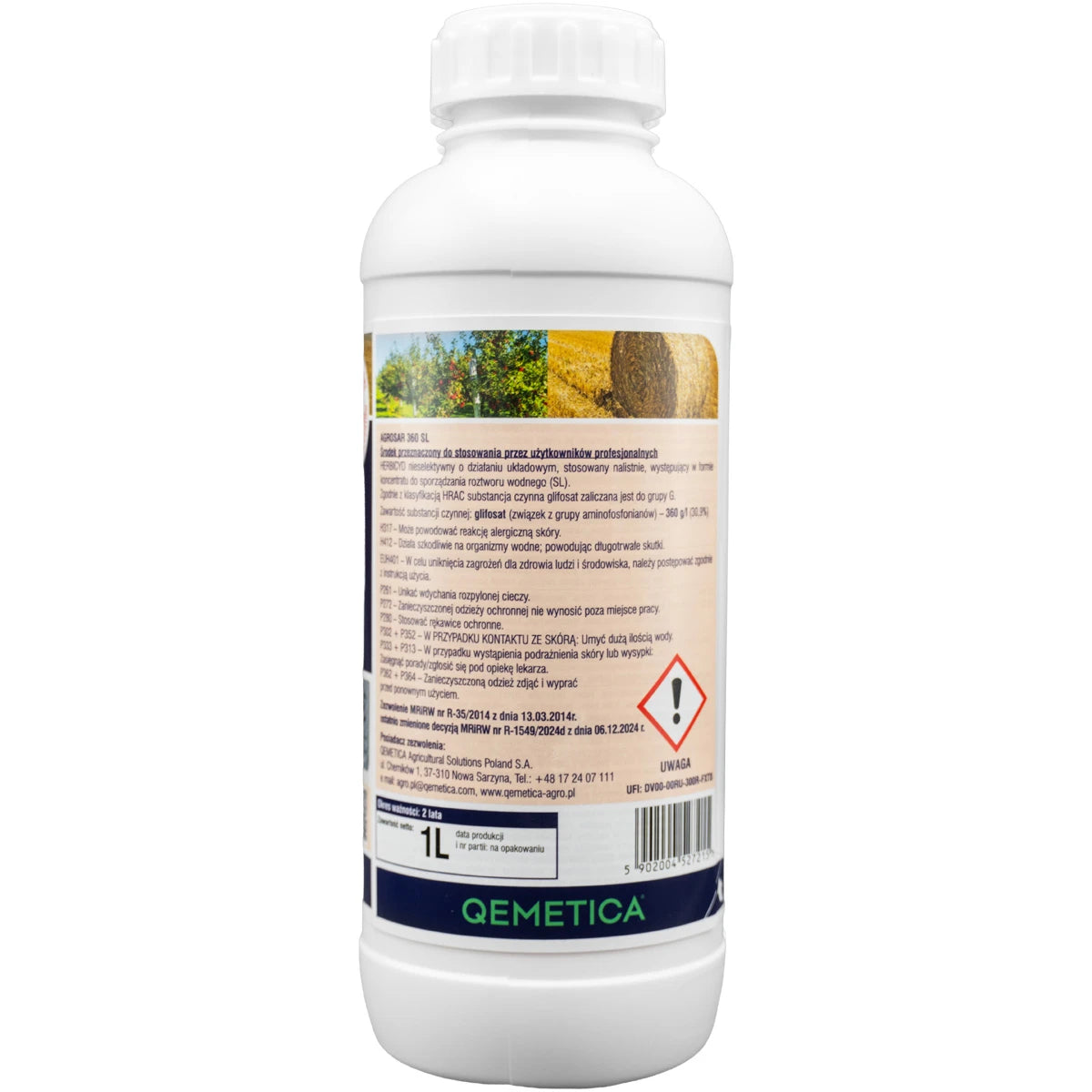 Agrosar 360 SL Glyphosate Herbicide - 1L - Friend of Gardeners 