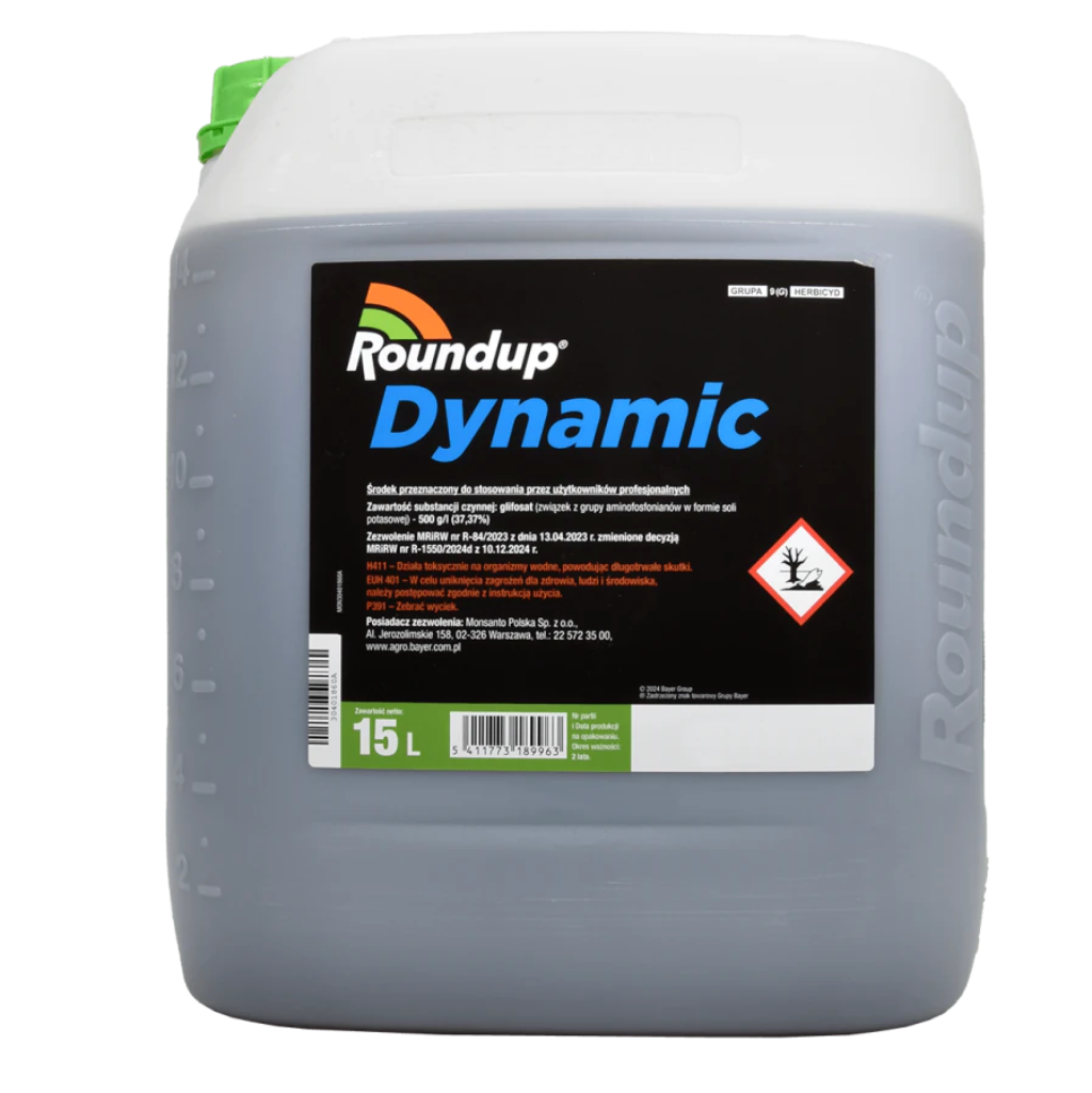 roundup herbicide label glyphosate Roundup Dynamic 500 Glyphosate Herbicide 15L