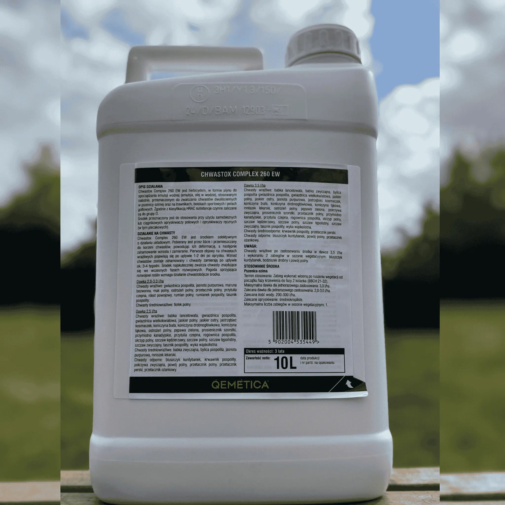 Chwastox Complex 260EW 10L Herbicide - Friend of Gardeners  