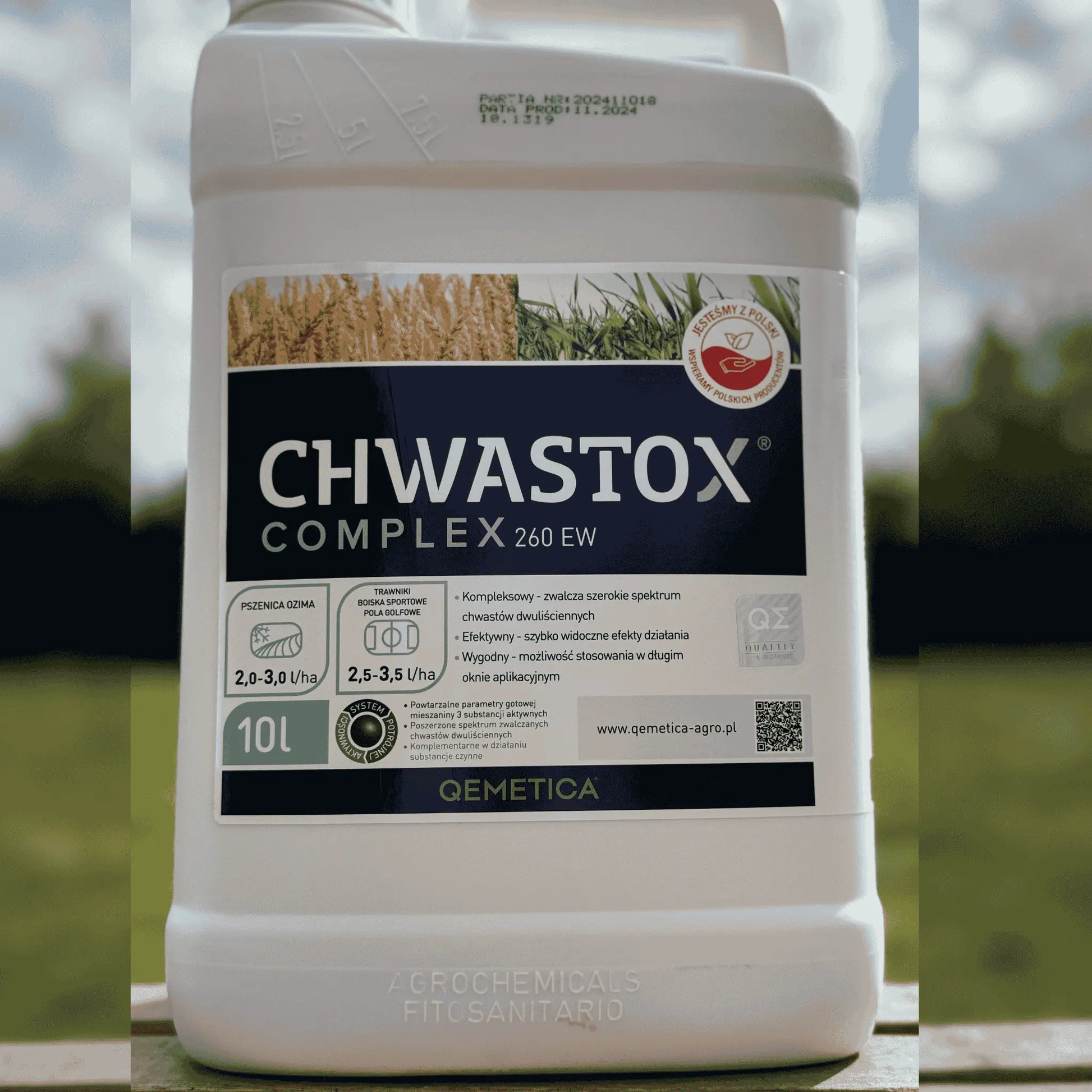Chwastox Complex 260EW 10L Herbicide - Friend of Gardeners  